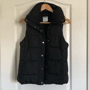 Black Puffer Vest